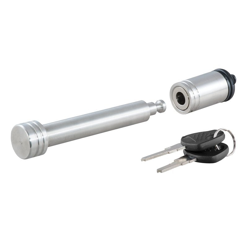 CURT Curt 23519 Receiver Lock, Hitch Lock, 5/8 in Dia Shackle, Stainless Steel, Polished AUTOMOTIVE CURT