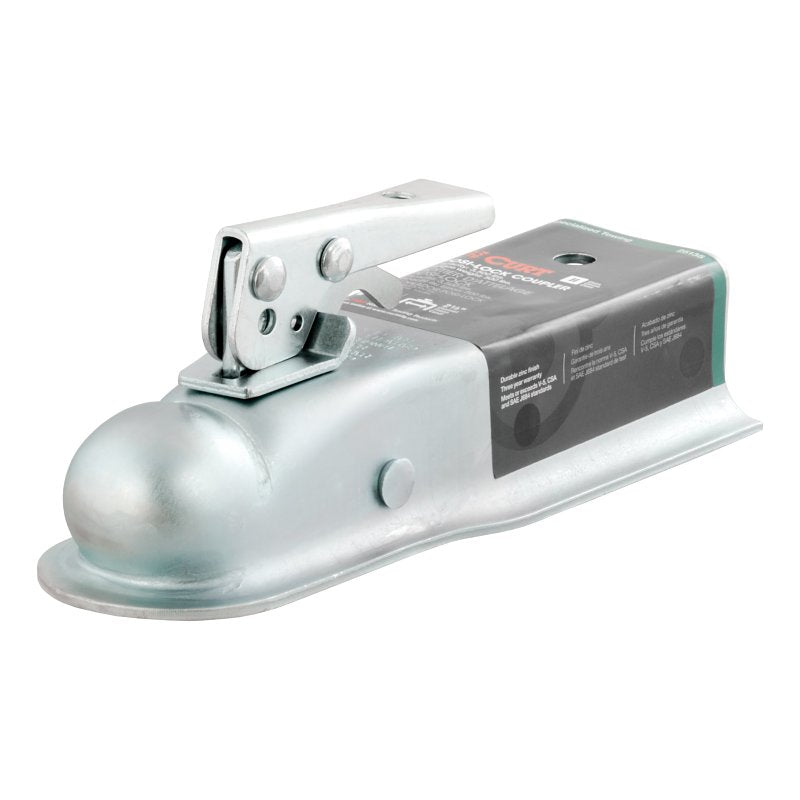CURT Curt 25135 Trailer Coupler, 3500 lb, 2 in Ball, Zinc AUTOMOTIVE CURT
