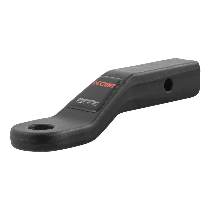 CURT Curt 45340 Forged Ball Mount, Cat Class 5, 1-Hole, 2 in, 1-1/4 in Dia Hitch Ball, Steel, Powder-Coated