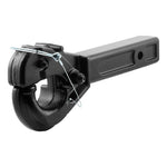 CURT Curt 48005 Pintle Hook, 10,000 lb Working Load, Steel, Gloss Black AUTOMOTIVE CURT