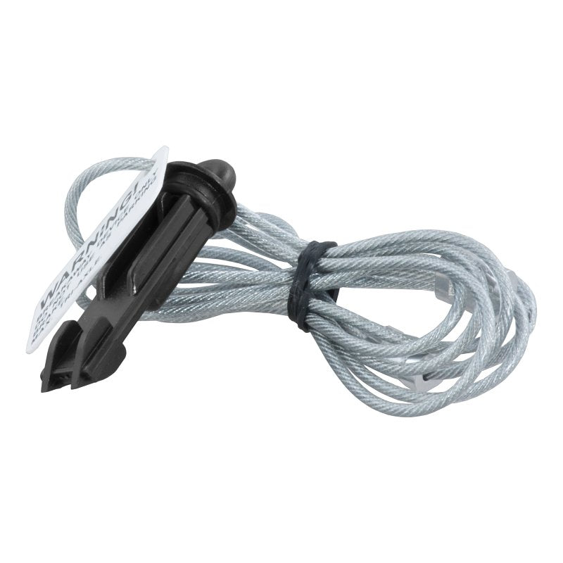 CURT Curt 52021 Replacement Breakaway Switch Lanyard, Steel, Clear Coat