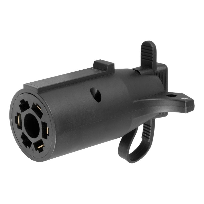 CURT Curt 57245 Electrical Adapter with Tester, Plastic Housing Material, Black