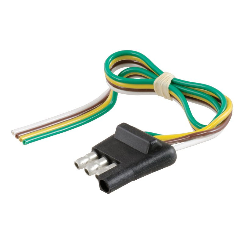 CURT Curt 58031 Connector Plug with 12 in Wire