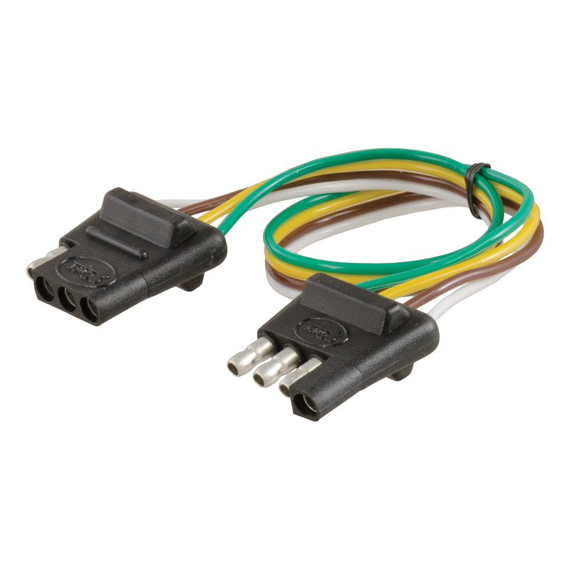 CURT Curt 58381 Connector Plug and Socket, Black Sheath, 12 in L
