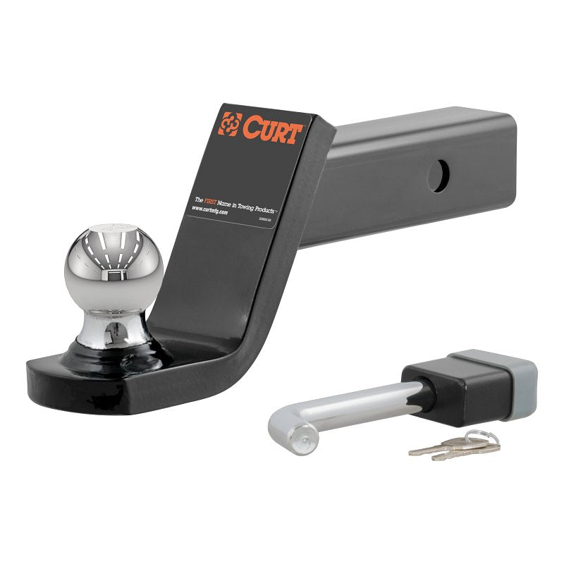 CURT Curt 45142 Towing Starter Kit, 2 in Dia Hitch Ball, Powder-Coated AUTOMOTIVE CURT