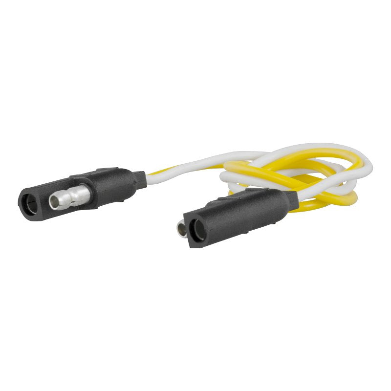CURT Curt 58021 Connector Plug and Socket with 12 in Wire
