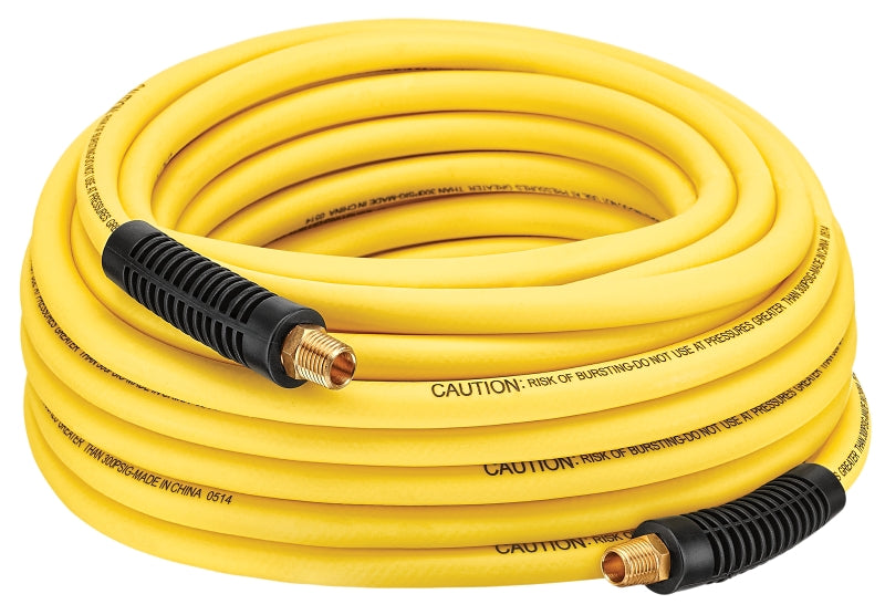 BOSTITCH Bostitch HOPB1450 Air Hose, 1/4 in OD, 50 ft L, 300 psi Pressure, PVC/Rubber, Yellow TOOLS BOSTITCH