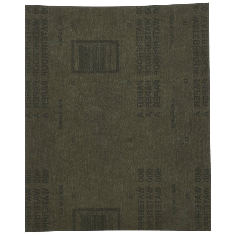 NORTON Norton 01223 Sanding Sheet, 9 in L, 11 in W, 600A Grit, Ultra Fine, Aluminum Oxide Abrasive PAINT NORTON
