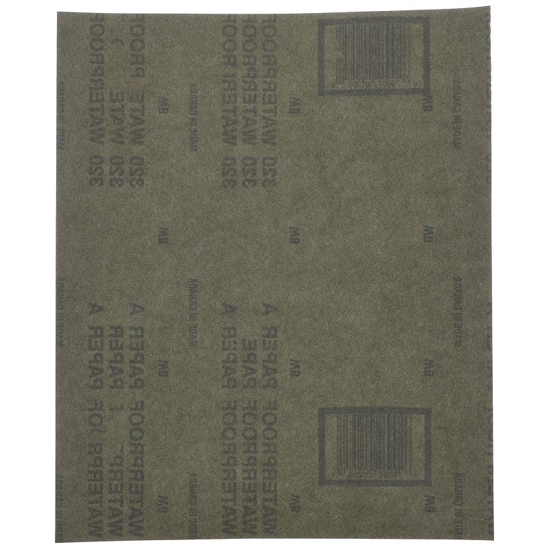 NORTON Norton 01225 Sanding Sheet, 9 in L, 11 in W, 320A Grit, Extra Fine, Aluminum Oxide Abrasive