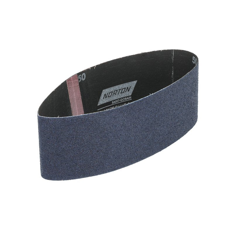 NORTON Norton 49612 Sanding Belt, 3 in W, 21 in L, 50 Grit, Coarse, Zirconia Aluminum Abrasive TOOLS NORTON