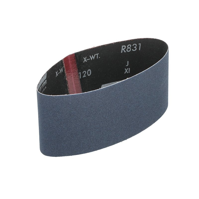 NORTON Norton 02229 Sanding Belt, 3 in W, 18 in L, 120 Grit, Fine, Zirconia Aluminum Abrasive TOOLS NORTON