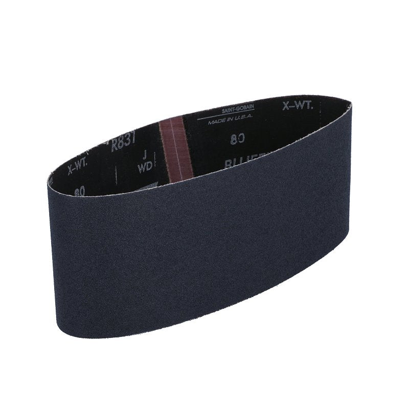 NORTON Norton 05472 Sanding Belt, 4 in W, 24 in L, 80 Grit, Medium, Zirconia Aluminum Abrasive TOOLS NORTON