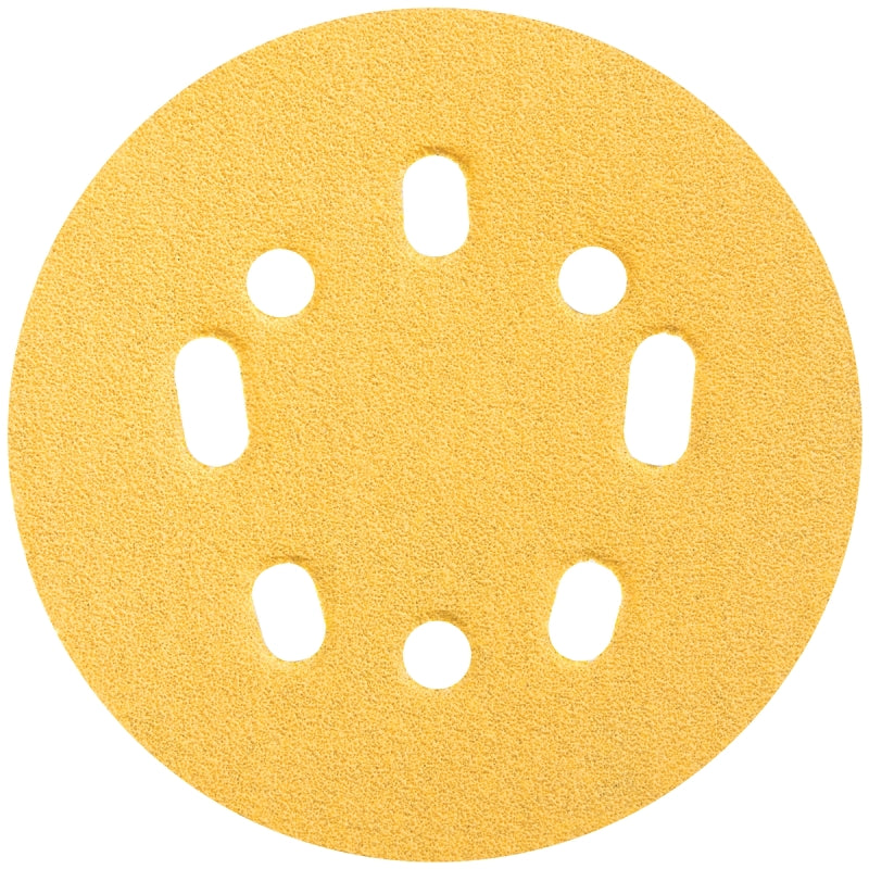 NORTON Norton 04062 Sanding Disc, 5 in Dia, Coated, P80 Grit, Coarse, Aluminum Oxide Abrasive, Paper Backing, Universal Vacuum