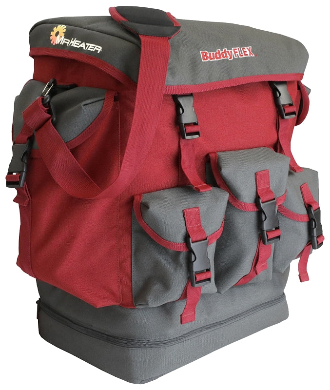MR HEATER Mr. Heater Buddy FLEX Series F600050 Gear Bag, 1 lb Capacity, 5-Compartment, Padded Shoulder Strap, Cardura Nylon