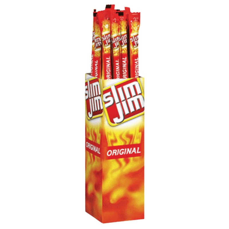 SLIM JIM Slim Jim 11700 Giant Meat Snack, Stick, Original, Smoked, 0.97 oz