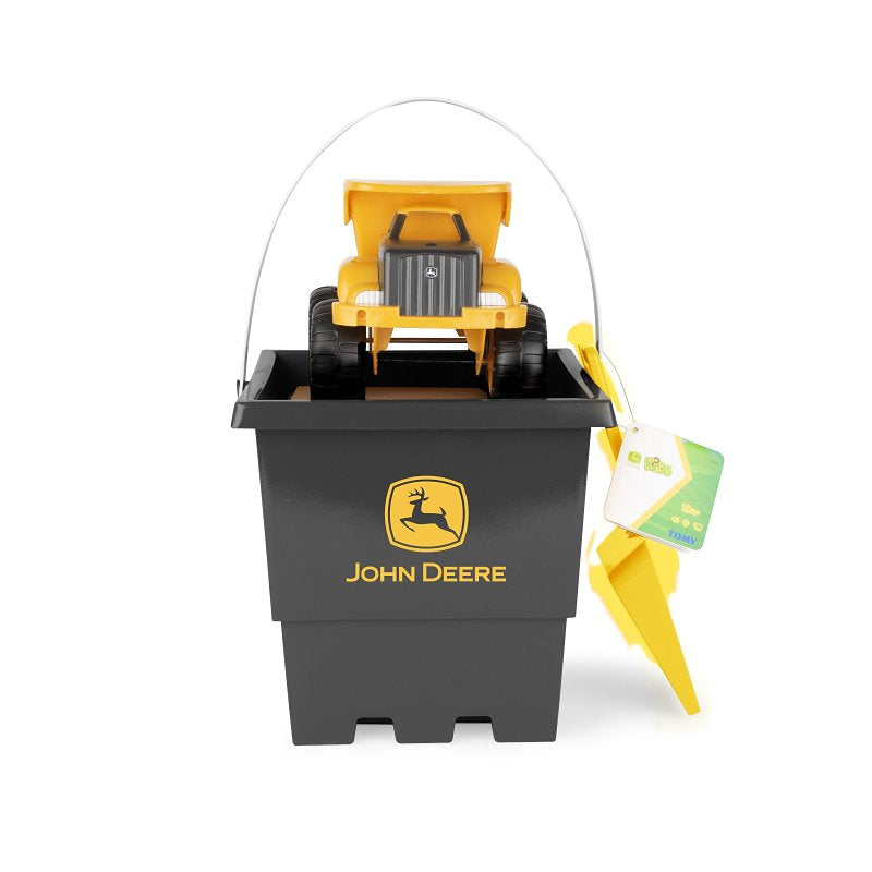 TOMY INTERNATIONAL John Deere Toys 47616 Construction Sandbox Set, 18 months and Up, Black/Yellow HOUSEWARES TOMY INTERNATIONAL