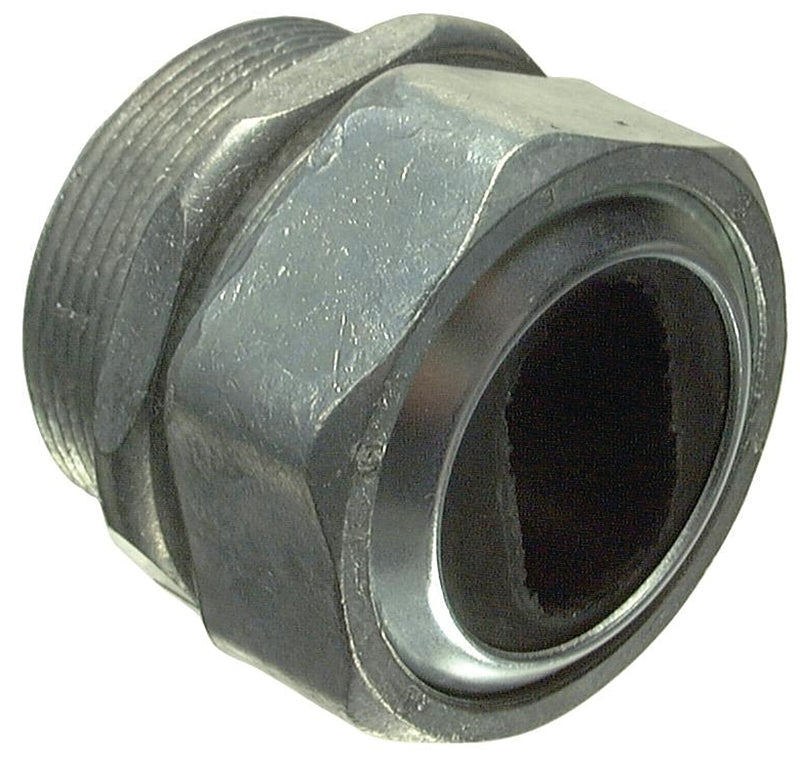 HALEX Halex 90661 Service Entrance Watertight Connector, 1/2 in Hub, Threaded, Zinc, 1/BAG ELECTRICAL HALEX