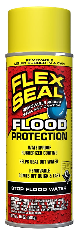 FLEX SEAL Flex Seal Flood Protection RFSYELR16 Spray, Liquid, Yellow, 10 oz