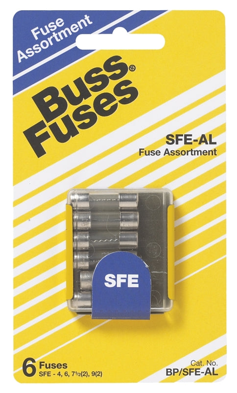 BUSSMANN Bussmann BP/SFE-AL6-RP Fuse Kit, Fast Acting Fuse, SFE