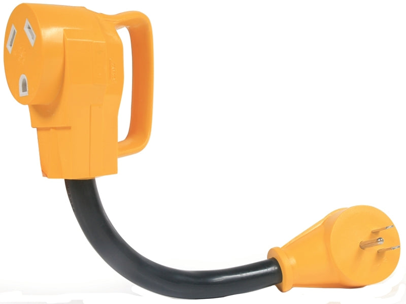 CAMCO Camco USA 55163 Dogbone Adapter, 15, 30 A, 125 V, Male, Female