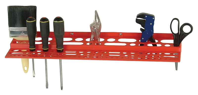 QUANTUM STORAGE SYST Quantum Storage Systems RTR-96 Tool Rack, 96-Tool Holder, 2-3/4 in W, 6 in H, 24 in L, Polypropylene