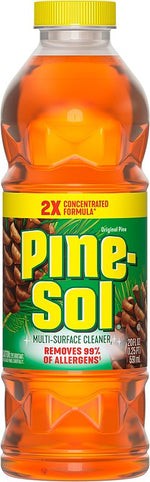 PINE-SOL Pine-Sol 10041294601495 Multi-Surface Cleaner and Disinfectant, 20 oz, Bottle, Liquid, Original Pine