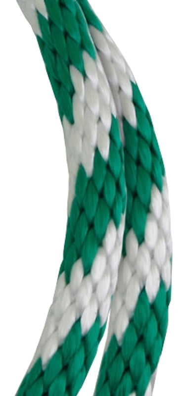 BARON Baron 54026 Rope, 5/8 in Dia, 140 ft L, 325 lb Working Load, Polypropylene, Green/White HARDWARE & FARM SUPPLIES BARON