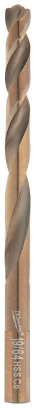 MILWAUKEE Milwaukee RED HELIX 48-89-2316 Jobber Drill Bit, 19/64 in Dia, 4-1/2 in OAL, Twist Flute, 2-Flute