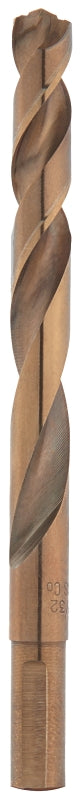 MILWAUKEE Milwaukee RED HELIX 48-89-2323 Drill Bit, 13/32 in Dia, 5.12 in OAL, 3/8 in Dia Shank, 3-Flat, Reduced Shank TOOLS MILWAUKEE