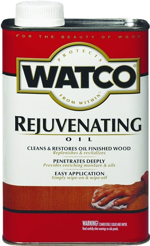 WATCO WATCO 66051H Oil Finish, Satin, Liquid, 1 pt Can