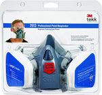 3M 3M TEKK Protection 7513PA1-A/R7513ES Valved Paint Spray Respirator, L Mask, P95 Filter Class, Dual Cartridge