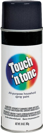 TOUCH 'N TONE Touch 'N Tone 55276830 Spray Paint, Gloss, Black, 10 oz, Can