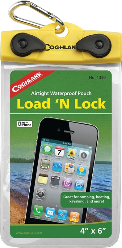 COGHLAN'S Coghlan's Load'N Lock 1350 Cell Phone Pouch, Plastic
