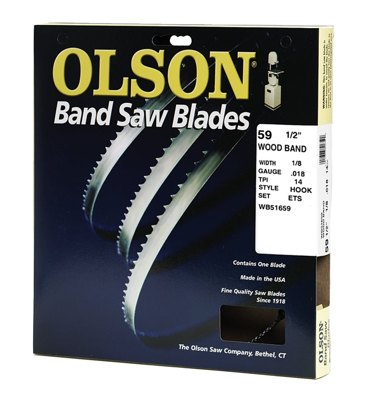 OLSON SAW Olson WB51659DB Saw Blade, 1/8 in W, 59-1/2 in L, 14 TPI TOOLS OLSON SAW