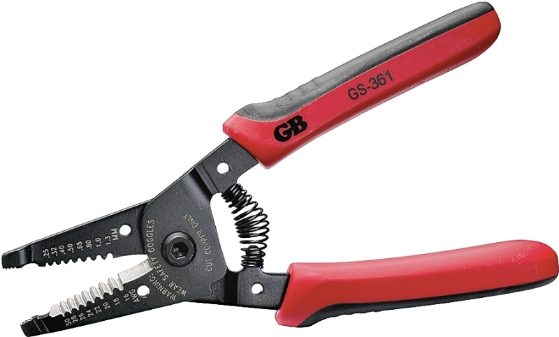 GB Gardner Bender GS-361 Wire Stripper, 10 to 30 AWG Wire, 16 to 30 AWG Solid, 18 to 32 AWG Stranded Stripping, 6-1/4 in OAL ELECTRICAL GB