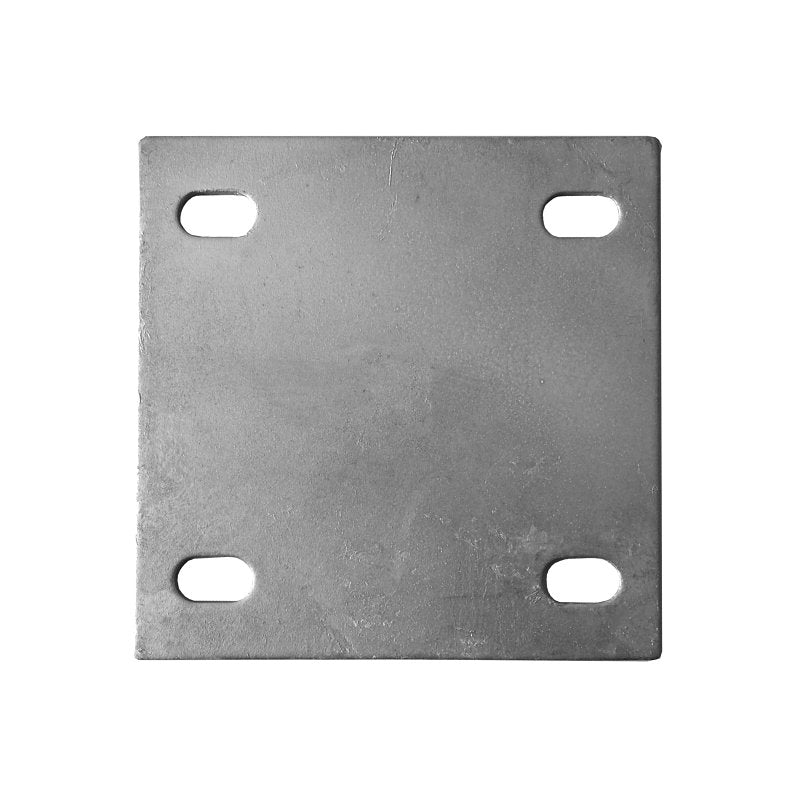 MULTINAUTIC Multinautic 10010 Back Plate, 5 x 5 x 1/8 in, Galvanized Steel