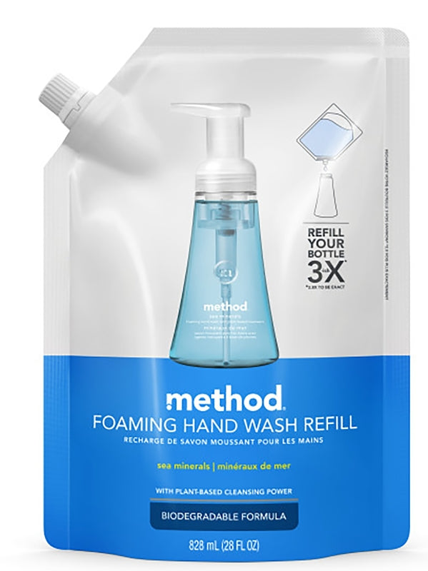 METHOD method 328110 Foaming Hand Wash Refill, Liquid, Pleasant, 28 fl-oz Tub