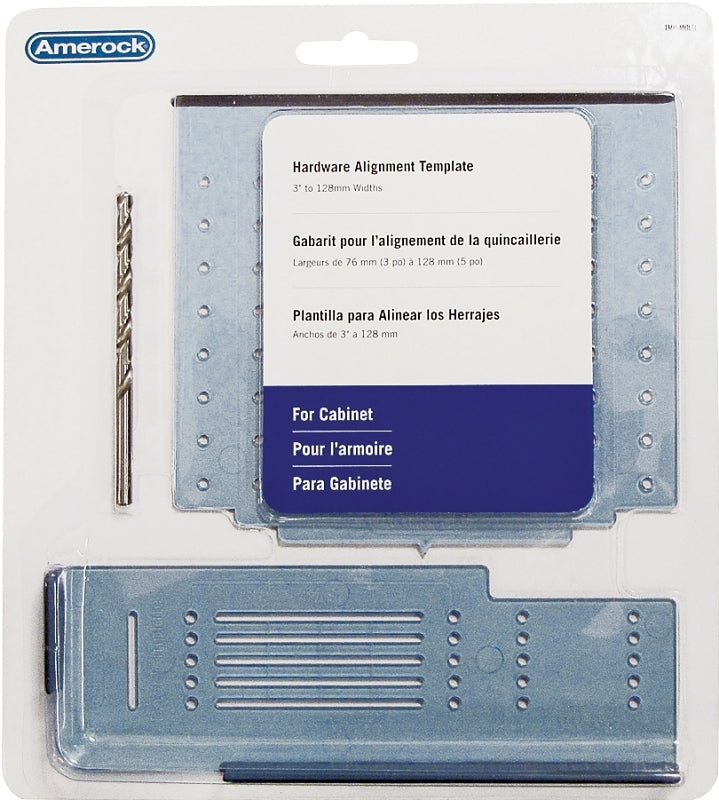 AMEROCK Amerock TMPMULTI Cabinet Door and Drawer Template, Plastic