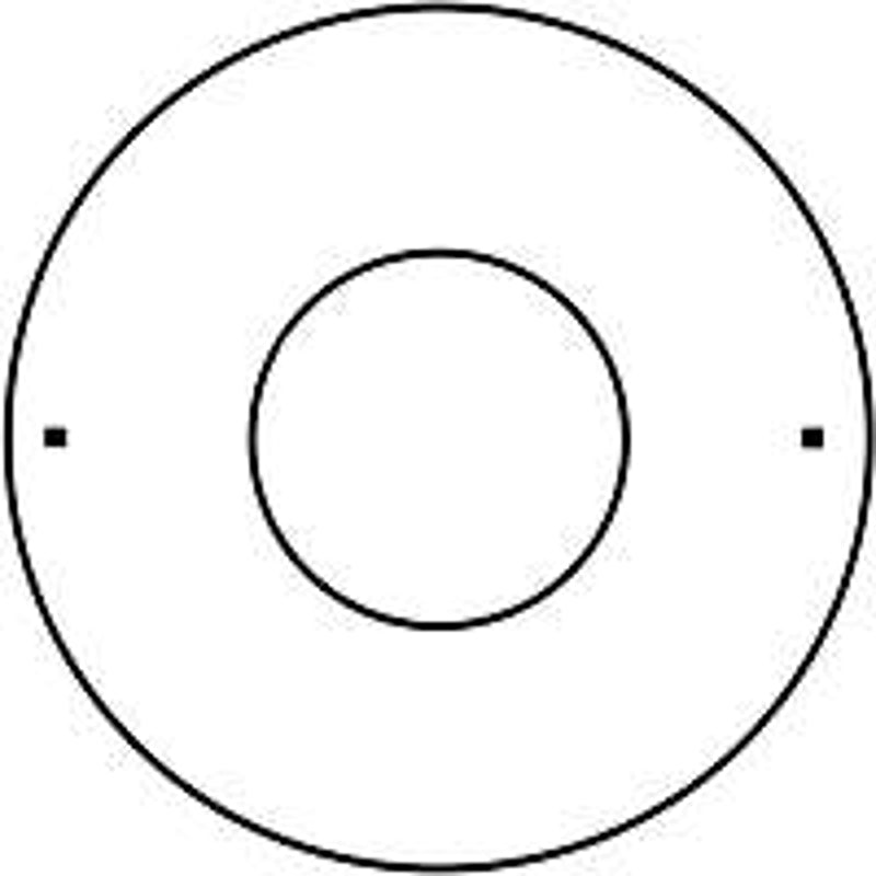 SELKIRK Selkirk 206488 Trim Plate Spacer, Steel, Black, Matte PLUMBING, HEATING & VENTILATION SELKIRK