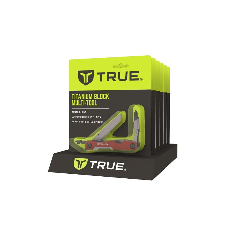 BOLLINGER INDUSTRIES True TRU-MTL-1007 Multi-Tool, Steel, Titanium Nitride