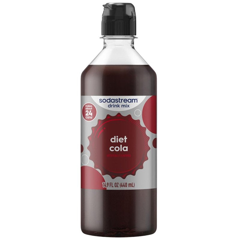 SODASTREAM Sodastream Classics 1424221012 Soda Drink Mix, Water, Diet Cola, 14.9 fl-oz Bottle