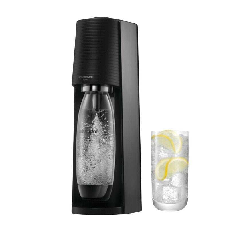 SODASTREAM Sodastream TERRA Series 1012811011 Sparkling Water Maker Kit, 1 L Bottle, Black