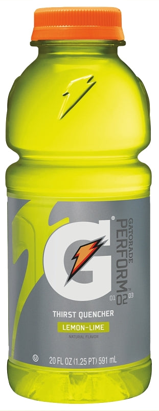 GATORADE Gatorade 32868 Thirst Quencher Sports Drink, Liquid, Lemon-Lime Flavor, 20 oz Bottle