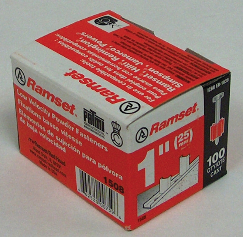 RAMSET Ramset 00759 Drive Pin, 0.145 in Dia Shank, Powder Plated