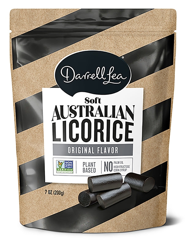 DARRELL LEA Darrell Lea DLOB8 Candy, Licorice Flavor, 7 oz Bag