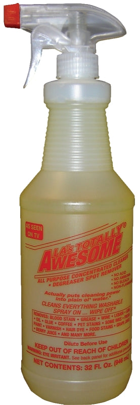 AWESOME PRODUCTS LA's TOTALLY AWESOME 338 Cleaner and Degreaser, 32 oz, Liquid, Orange CLEANING & JANITORIAL SUPPLIES AWESOME PRODUCTS