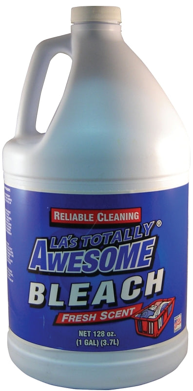 AWESOME PRODUCTS LA's TOTALLY AWESOME 339 Bleach, 128 oz Bottle, Liquid, Fresh Floral