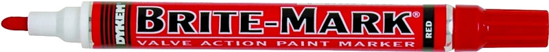 ITW PRO BRANDS Dykem 84006 Permanent Paint Marker, Red