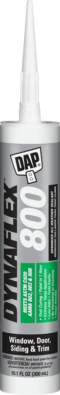 DAP DAP 00807 Siding and Window Sealant, Light Gray, 24 hr Curing, -35 to 140 deg F, 10.1 oz Cartridge