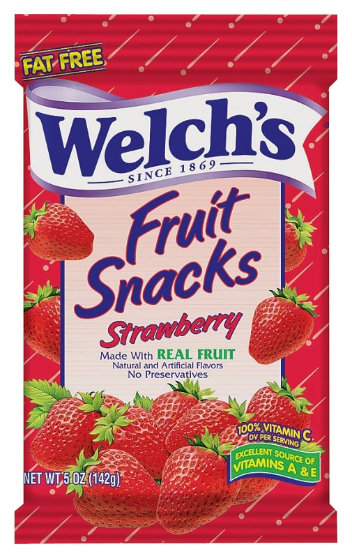 WELCH'S Welch's PIM05096 Fruit Snack, Strawberry Flavor, 5 oz HOUSEWARES WELCH'S